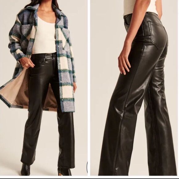 Abercrombie & Fitch Pants - Abercrombie &‎ Fitch Pants Womens Sz 27 the 90s straight high rise Curve love